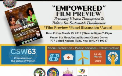 PRESS RELEASE: Global Empowerment Movement (GEM) USA Corporation to host the Sixty-Third Annual Commission on the Status of Women (CSW63) Event