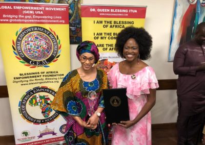 GEM USA Honors Gambia Firstlady