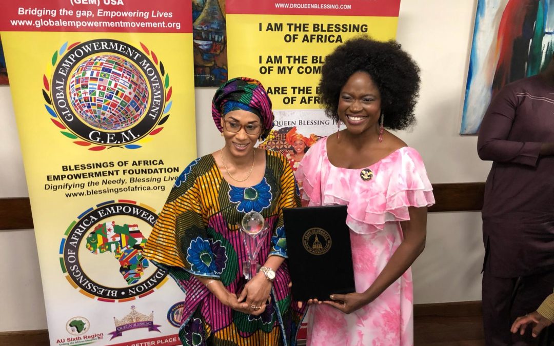 GEM USA Honors Gambia Firstlady